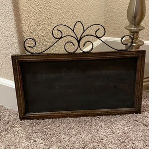 World market chalkboard